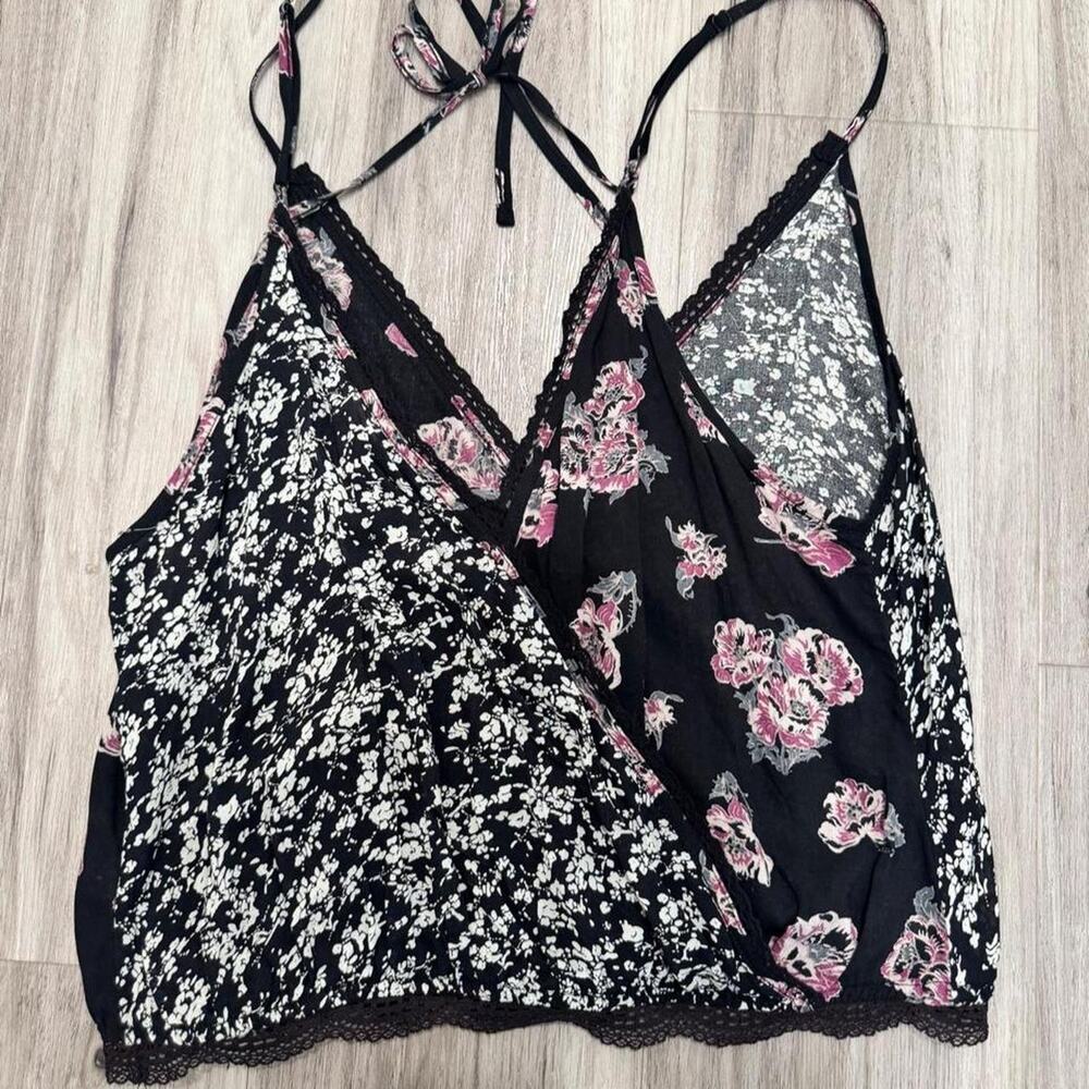 Intimately free people black floral top